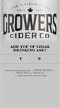 Mobile Screenshot of growerscider.com