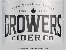 Tablet Screenshot of growerscider.com